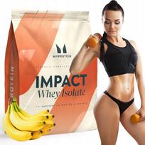 Išrūgų baltymų izoliatas MYPROTEIN Impact Whey, 780g, bananų skonio