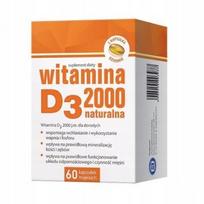 Maisto papildas HASCO-LEK Vitamin D3 2000 j.m., 60 kapsulių