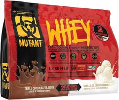 Išrūgų baltymai PVL MUTANT WHEY 1800g, Triple Chocolate / Vanilla Ice Cream, dvi skonių rūšys