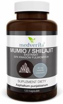 Mumio/Shilajit ekstraktas 20% fulvo rūgščių, 120 kapsulių