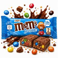 Baltyminis batonėlis MARS M&M'S 52 g, šokolado skonio
