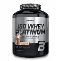 Izoliatas BioTech USA Iso Whey Platinum Zero 1816 g, sausainių skonio