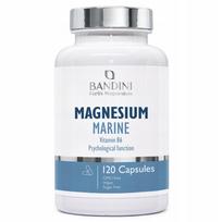 Maisto papildas Bandini Marine Magnesium ir Vitaminas B6, 120 kapsulių