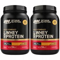 Išrūgų baltymai OPTIMUM NUTRITION Gold Standard Whey 768g WPC WPI Peanut Butter, 2 vnt.