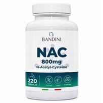 Maisto papildas Bandini NAC N-Acetyl-Cysteine 800mg, 220 kapsulių
