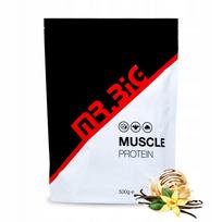 Baltyminiai milteliai MR.BIG MUSCLE PROTEIN 500g vaniliniai, WPC, kiaušinių ir pieno baltymai