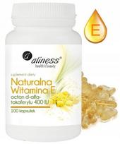 Vitaminas E Aliness NATURAL 400IU 100K D-ALPHA-TOCOPHERYL