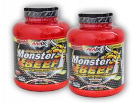 Baltyminiai milteliai Anabolic Monster BEEF 90% 2200g, šokolado skonio