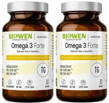 Maisto papildas Omega 3 Forte Biowen, 30 kapsulių, EPA, DHA, vitaminas E