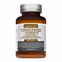 Maisto papildas Magnesium Citrate + Potassium Citrate + Vitamin B6 120 tablečių SINGULARIS