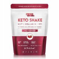 Baltyminis keto kokteilio milteliai BeKeto, laukinių aviečių, 500 g