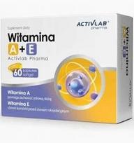 Vitaminų A + E kapsulės, 60 vnt., Activlab