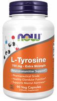 Maisto papildas NOW FOODS L-Tyrosine 750 mg, 90 kaps.