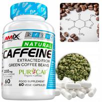 Maisto papildas AMIX Caffeine su žaliąja kava, 60 kapsulių