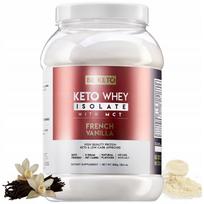 Baltymų izoliatas su MCT aliejumi Be Keto BCAA French Vanilla 800g