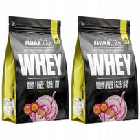 Išrūgų baltymų milteliai WPC Instant Whey Protein 2000 g, pieno ir aviečių skonio