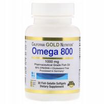 Maisto papildas California Gold Nutrition Omega-3 800, 840 mg EPA/DHA