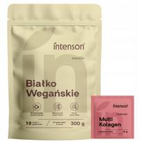 Augalinis baltymas Intenson Vanilla 300g ir Multi Collagen maišelis 11g
