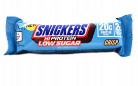 Baltyminis batonėlis Snickers HiProtein Low Sugar Crisp 55 g, pieninis šokoladas