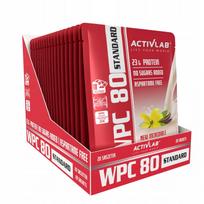 Išrūgų baltymų WPC 80, vanilės, 10x30g, 23g baltymų