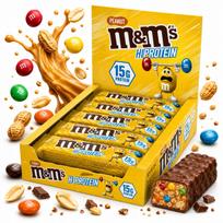 Baltyminis batonėlis MARS M&M'S Hi Protein Bar 51 g, šokolado ir riešutų
