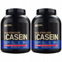 Baltyminiai milteliai OPTIMUM NUTRITION Gold Standard Casein 1820g, braškiniai, 2 vnt.