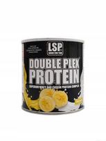 Išrūgų ir kazeino baltymai LSP nutrition Double Plex 80% 750 g banán