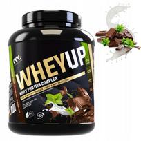 Baltyminiai milteliai MUSCLE CLINIC WHEY UP 750g, šokolado ir mėtų skonio