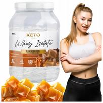 Baltymų papildas Muscle Clinic Keto Whey WPI 800 g, karamėlė
