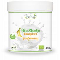 Baltyminis bananų kokteilis BIO 460 g NatVita