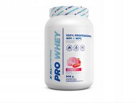 Išrūgų baltymai ALLNUTRITION PRO WHEY 908g, braškiniai