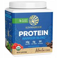 Augalinių baltymų mišinys Sunwarrior Mocha Vegan Keto BCAA 375 g