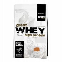 Baltyminiai milteliai Great One Whey Concentrate Isolate WPC WPI 4500g vanilės skonio
