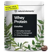 Baltyminis papildas Natural Elements WheY Protein 1000g, ledinės kavos skonio