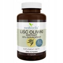 Maisto papildas MEDVERITA Olive Leaf Immunity 120 kapsulių, 20% ekstraktas