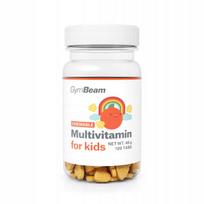 Vaikų multivitaminai A D E K 120 tab – GymBeam apelsinų