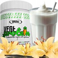 Vegetariškas augalinis baltymas Real Pharm Vege Protein 600g vanilinis