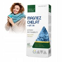 Magnio 100% chelatuotas papildas su vitaminu B6, nervams ir raumenims