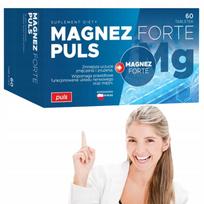 Maisto papildas Magnesium Forte Puls su vitaminu B6, 60 tablečių