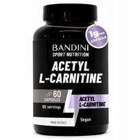 Acetyl L-Carnitine Bandini 1000 mg, 60 veganiškų kapsulių