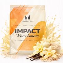 Baltymų papildas Myprotein Impact Isolate 1 kg, WPI išrūgų baltymų izoliatas