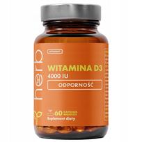 Maisto papildas HERB VITAMIN D-3 4000IU 60 kapsulių