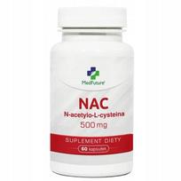 Maisto papildas MedFuture NAC N-acetyl-L-cysteine 500mg, 60 kapsulių