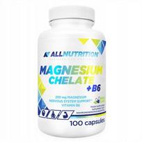 Maisto papildas ALLNUTRITION Magnesium Diglycinate Chelate + B6 P-5-P, 100 kapsulių