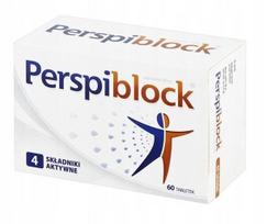 Maisto papildas Perspiblock, 60 tablečių, nuo gausaus prakaitavimo