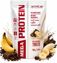Baltyminiai milteliai ACTIVLAB Mega Protein su kreatinu, 700 g, šokolado ir bananų skonio