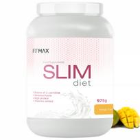 Išrūgų baltymų koncentratas FITMAX SLIM DIET 975g su folio rūgštimi