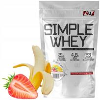 Baltyminis kondicionierius Whey Protein braškinis-bananinis maitinamasis kokteilis