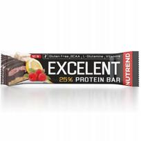 Baltyminis batonėlis Nutrend Excelent 85g, aviečių ir citrinų skonio