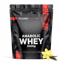 Išrūgų baltymai ECCONO ANABOLIC WHEY PROTEIN 2000g, 80%, vanilės skonio